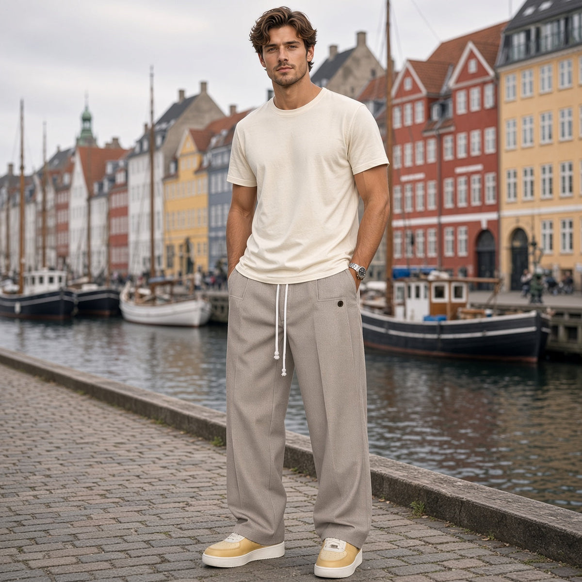 CARU Comfy Wide Leg Pants