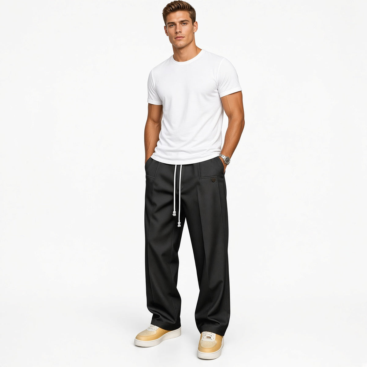 CARU Comfy Wide Leg Pants