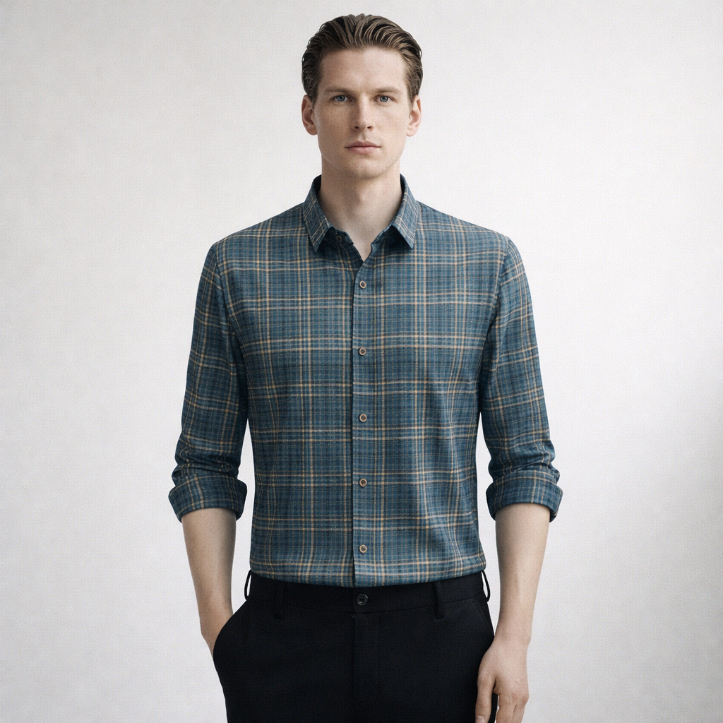 Nexford Plaid Long Sleeve Shirt