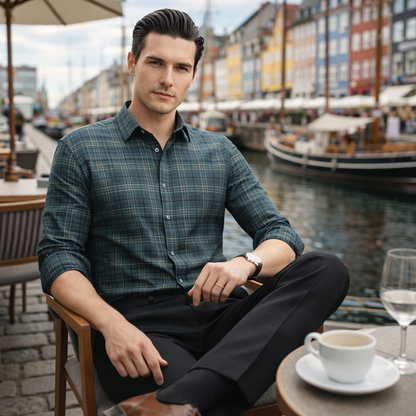 Nexford Plaid Long Sleeve Shirt