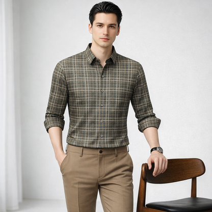 Nexford Plaid Long Sleeve Shirt