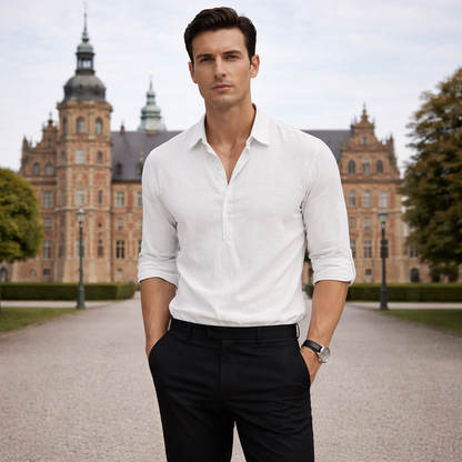 Preston™ Classic Cotton & Linen Shirt