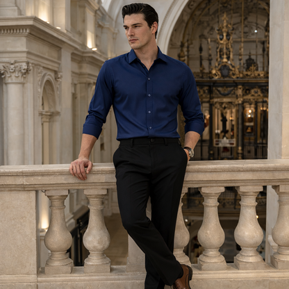 Super Stretchy Body-fit formal Shirts