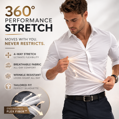 Super Stretchy Body-fit formal Shirts