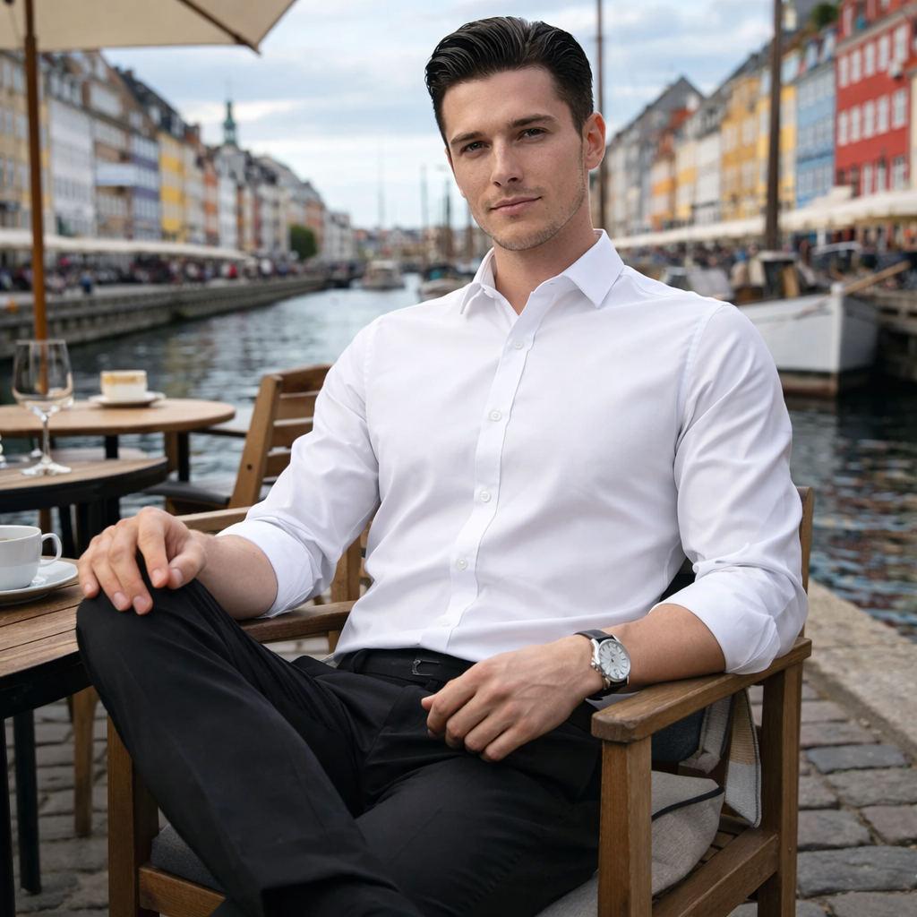Super Stretchy Body-fit formal Shirts