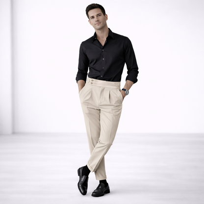 Langford High Waist Business Trousers