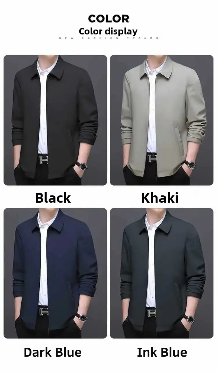 Monza Flip Collar Casual Jacket