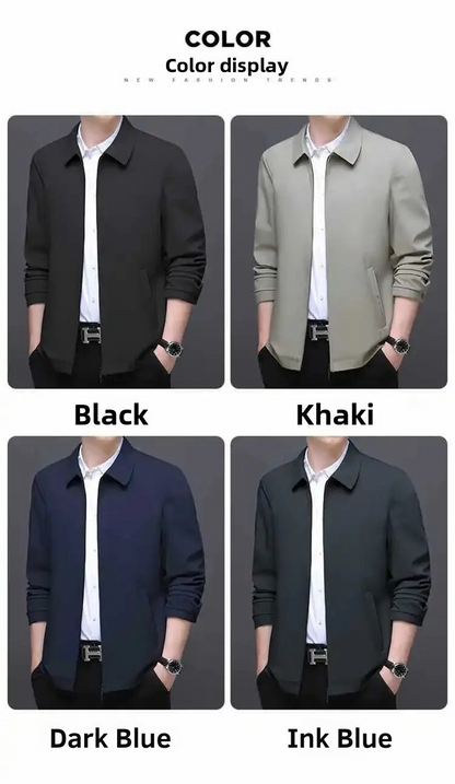 Monza Flip Collar Casual Jacket