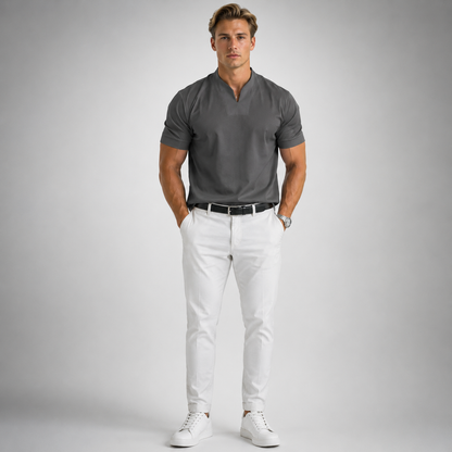 DANI Casual Notch-Neck Tee