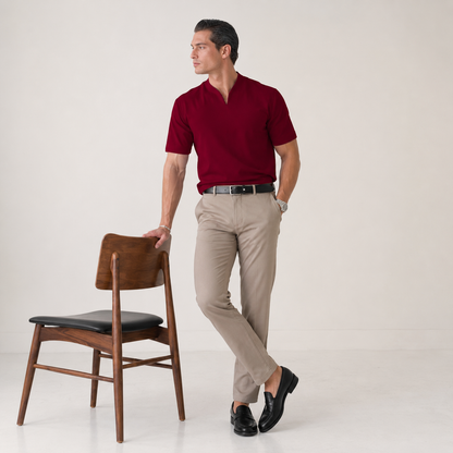 DANI Casual Notch-Neck Tee