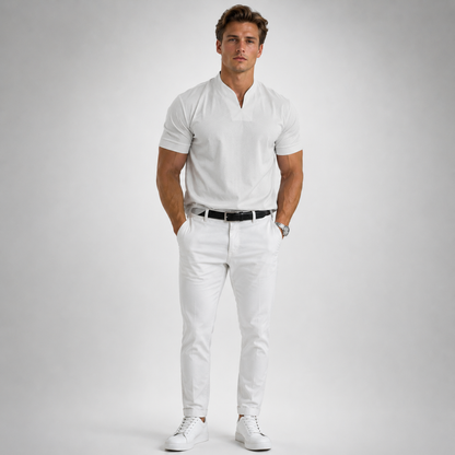 DANI Casual Notch-Neck Tee