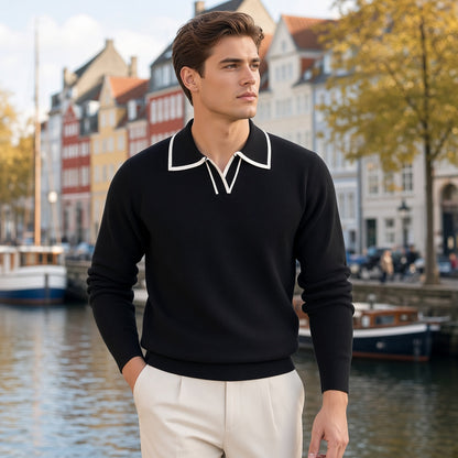 DERRIK Vertical Rib Knit Shirt