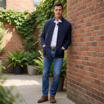 DREX Stand up Collar Cardigan