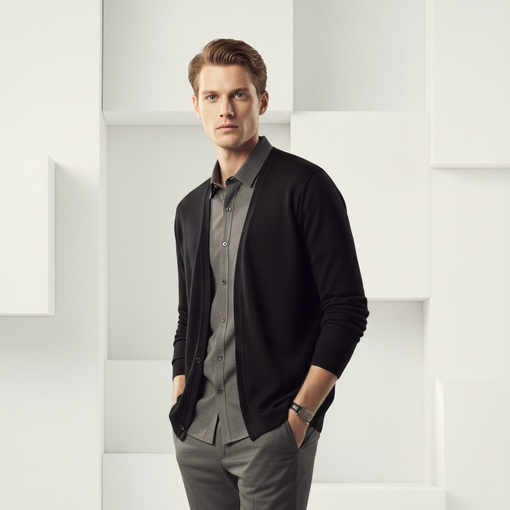 Wexley Cardigan Layered Dual Style Shirt