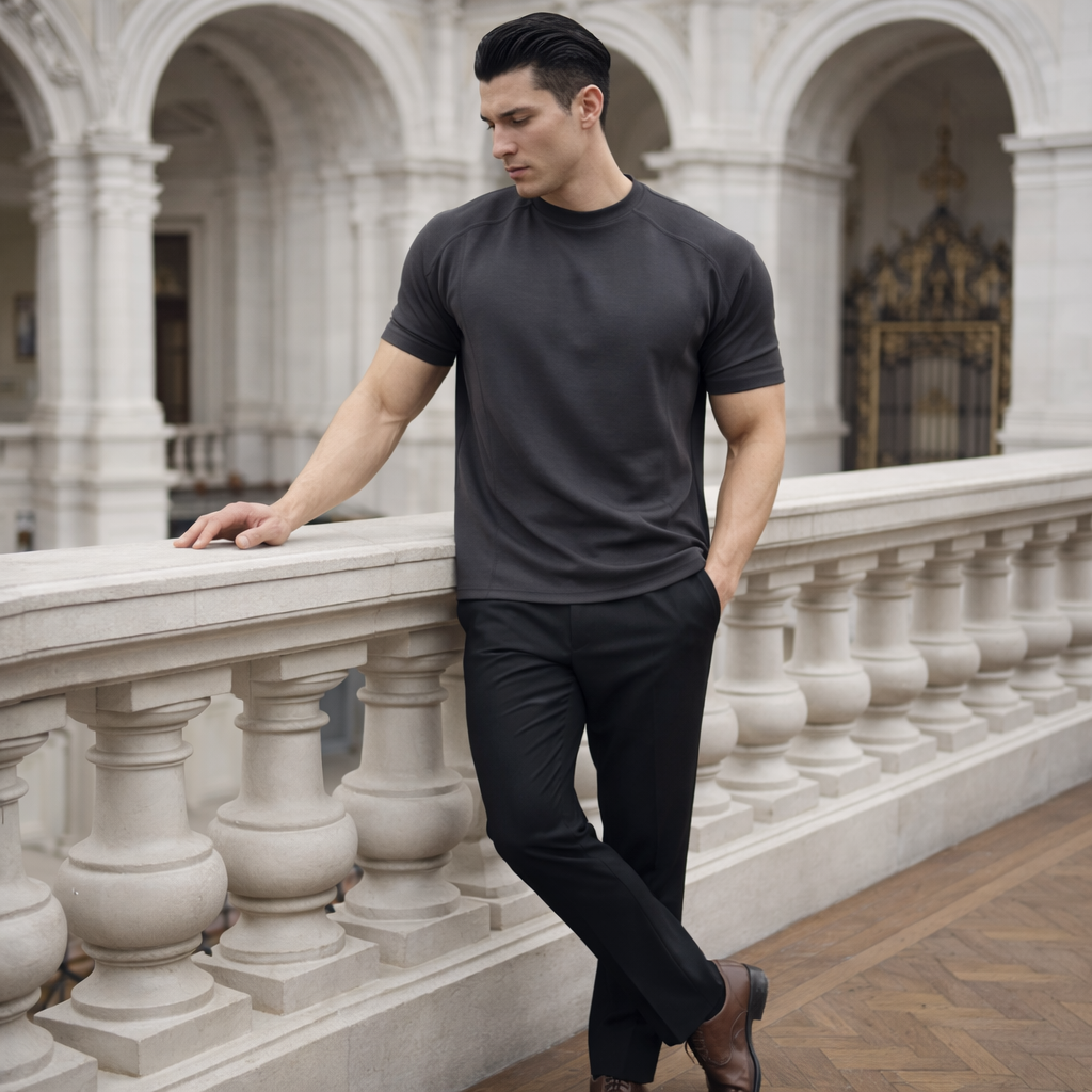 ENZO Premium Breathable Athletic Tee