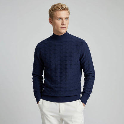 FLOE Wave Pattern Knit Sweatshirt