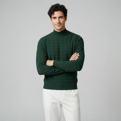 FLOE Wave Pattern Knit Sweatshirt