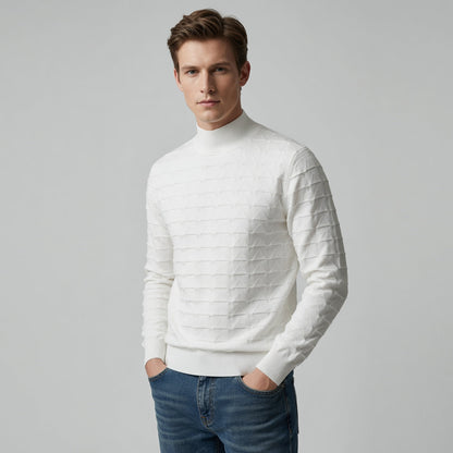 FLOE Wave Pattern Knit Sweatshirt