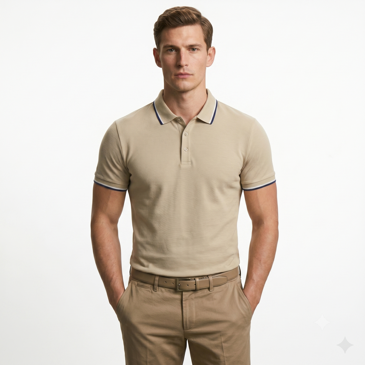 GRAHAM Casual Breathable Polo