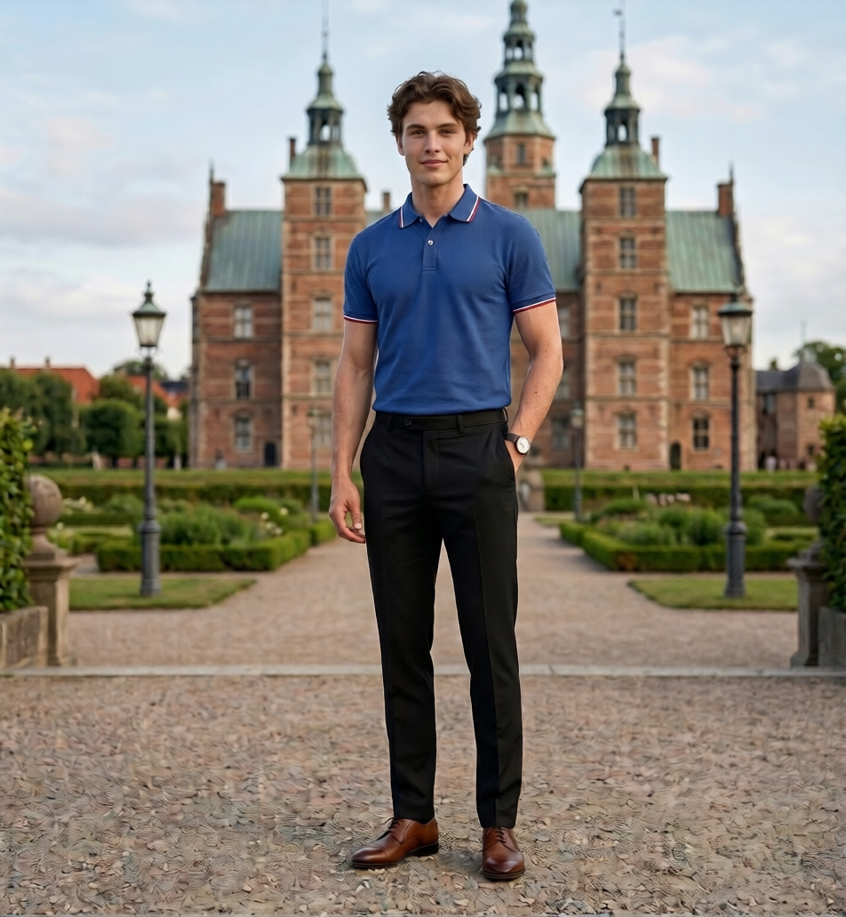 GRAHAM Casual Breathable Polo