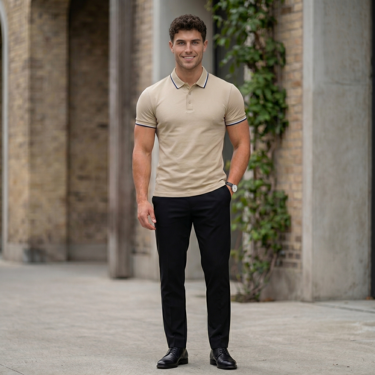 GRAHAM Casual Breathable Polo
