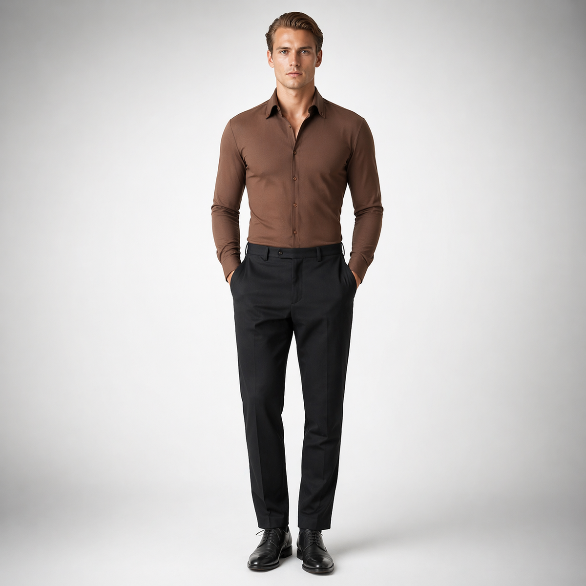GRANDE Premium Deep-V Lapel Executive Shirt