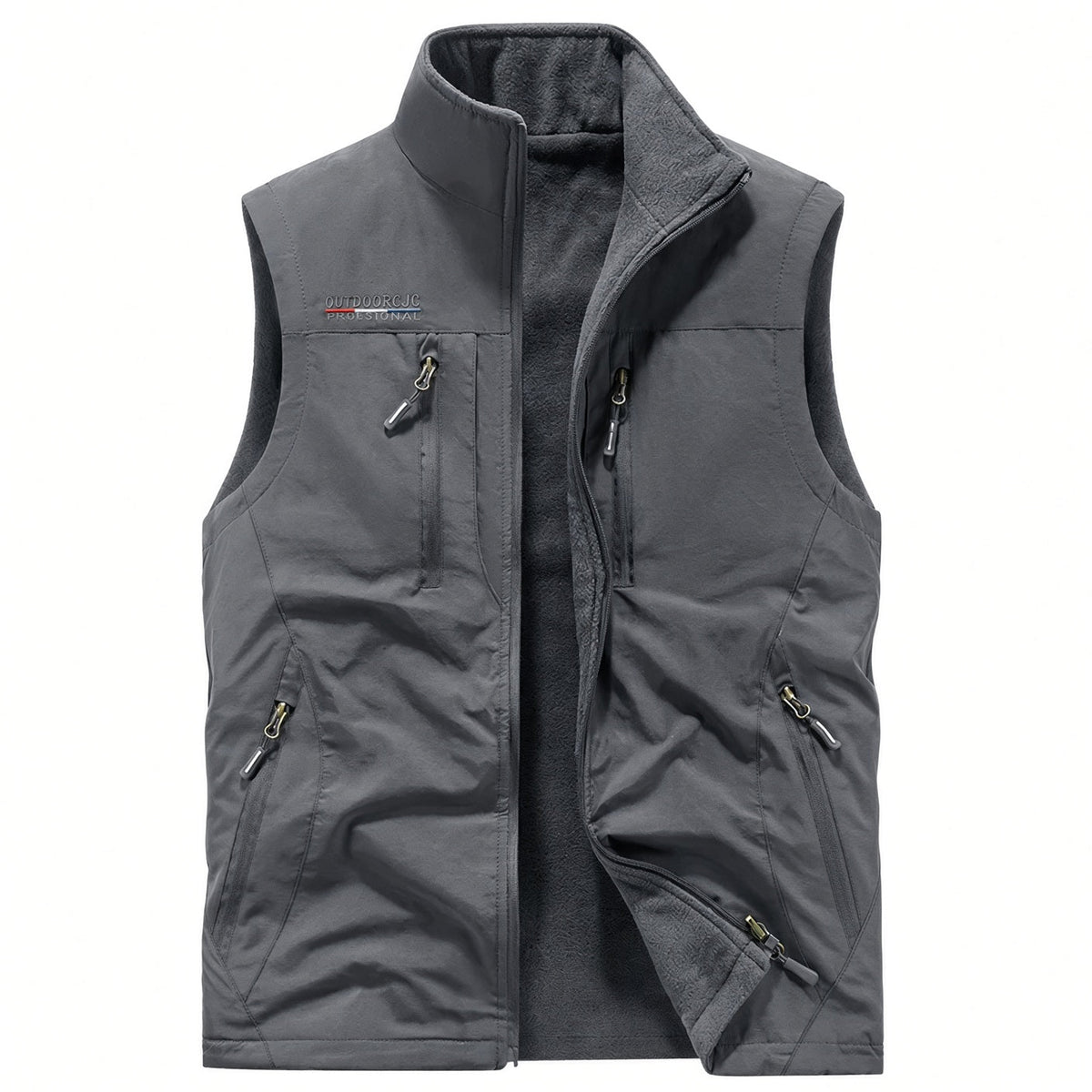 SANDO Multi-pockets Fleece Vest