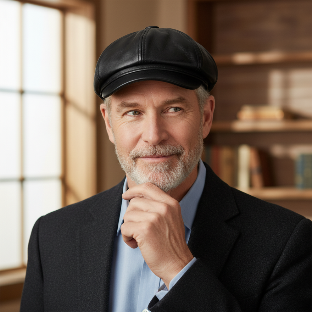 Gatsby – Classic Leather Beret