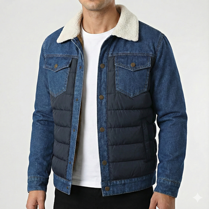 Damien Patchwork Denim Jacket