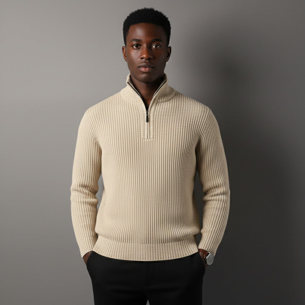 Arden Executive Quarter Zip Sweater