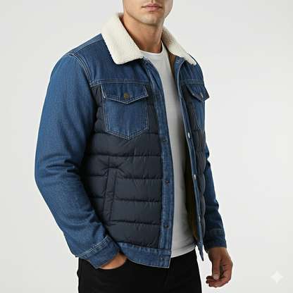 Damien Patchwork Denim Jacket