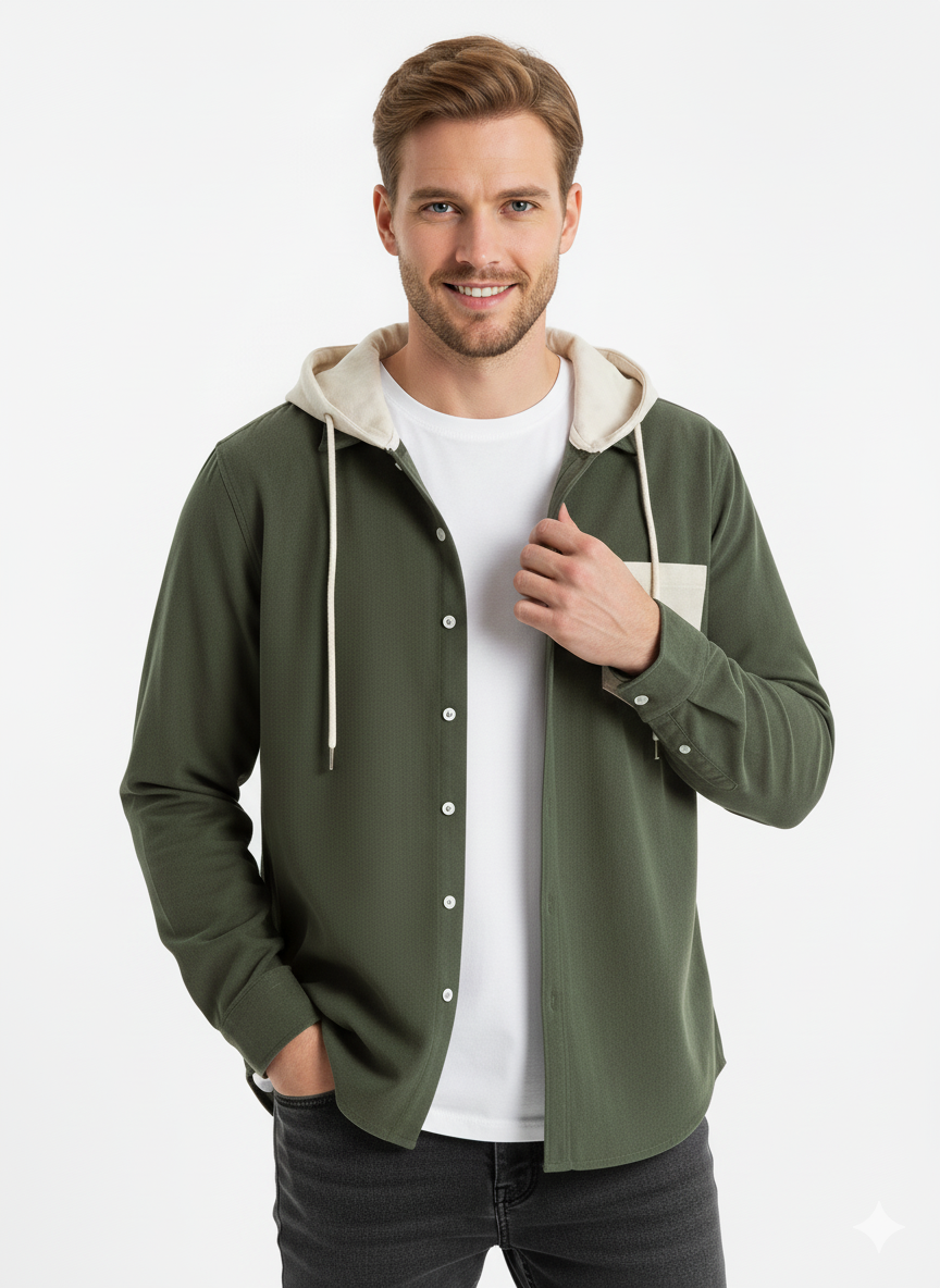 Dominus Corduroy Hooded Jacket