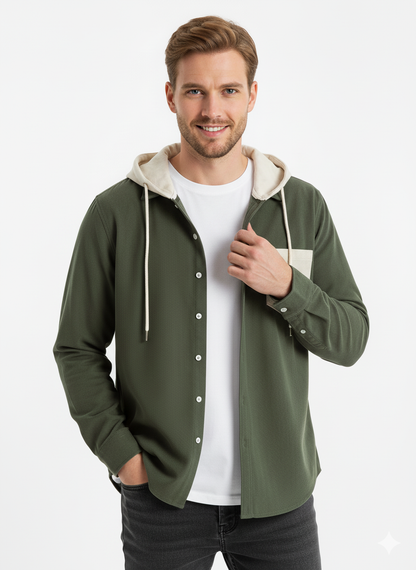 Dominus Corduroy Hooded Jacket