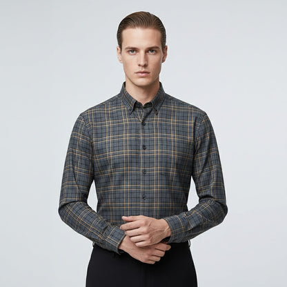 Nexford Plaid Long Sleeve Shirt