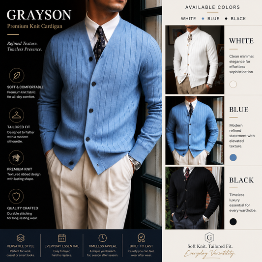 GRAYSON Premium Knit Cardigan