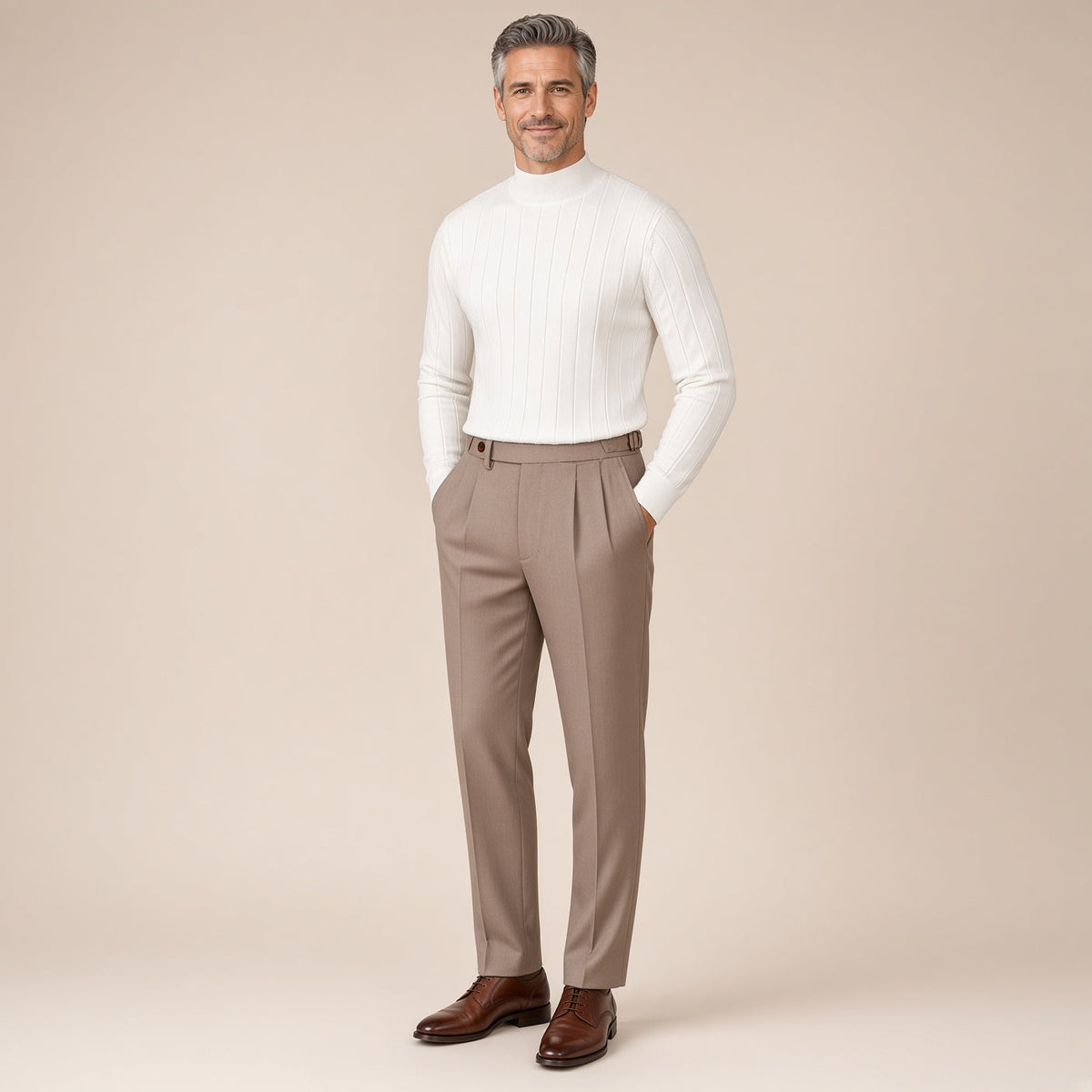 HUGO Mock-Neck Pullover
