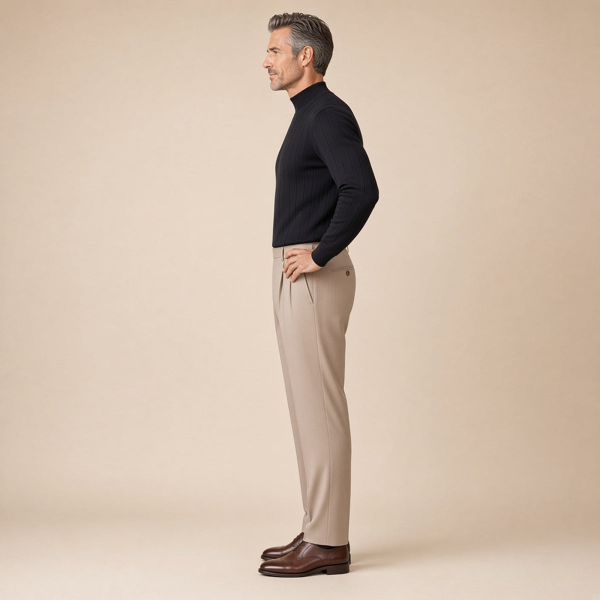 HUGO Mock-Neck Pullover