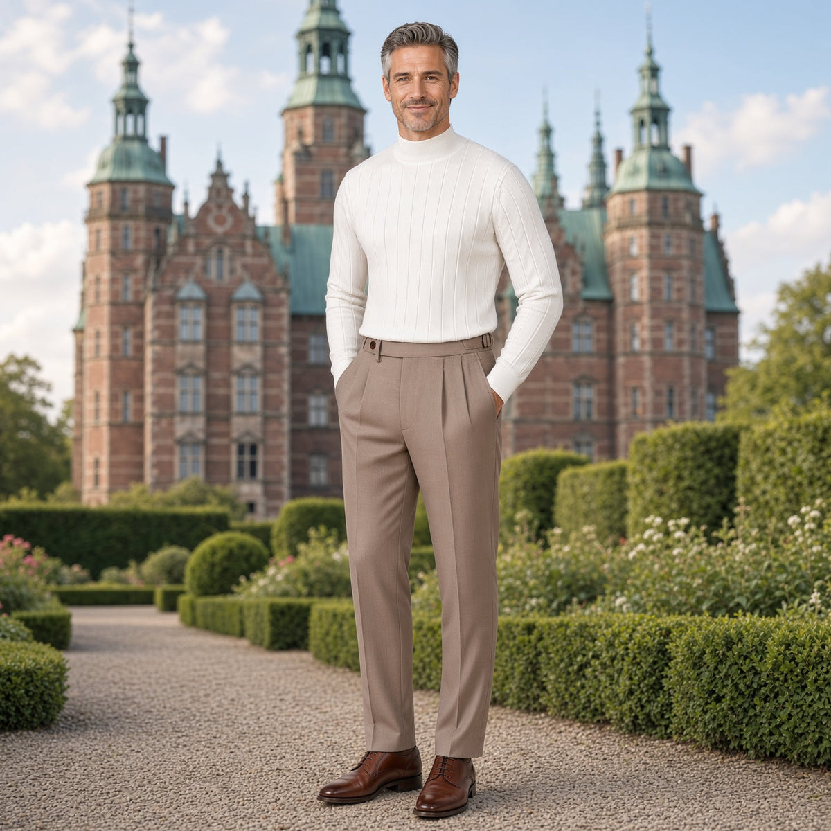 HUGO Mock-Neck Pullover