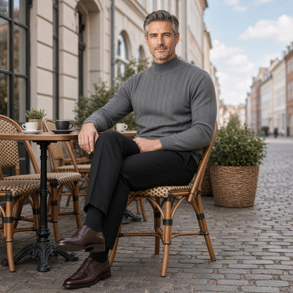 HUGO Mock-Neck Pullover