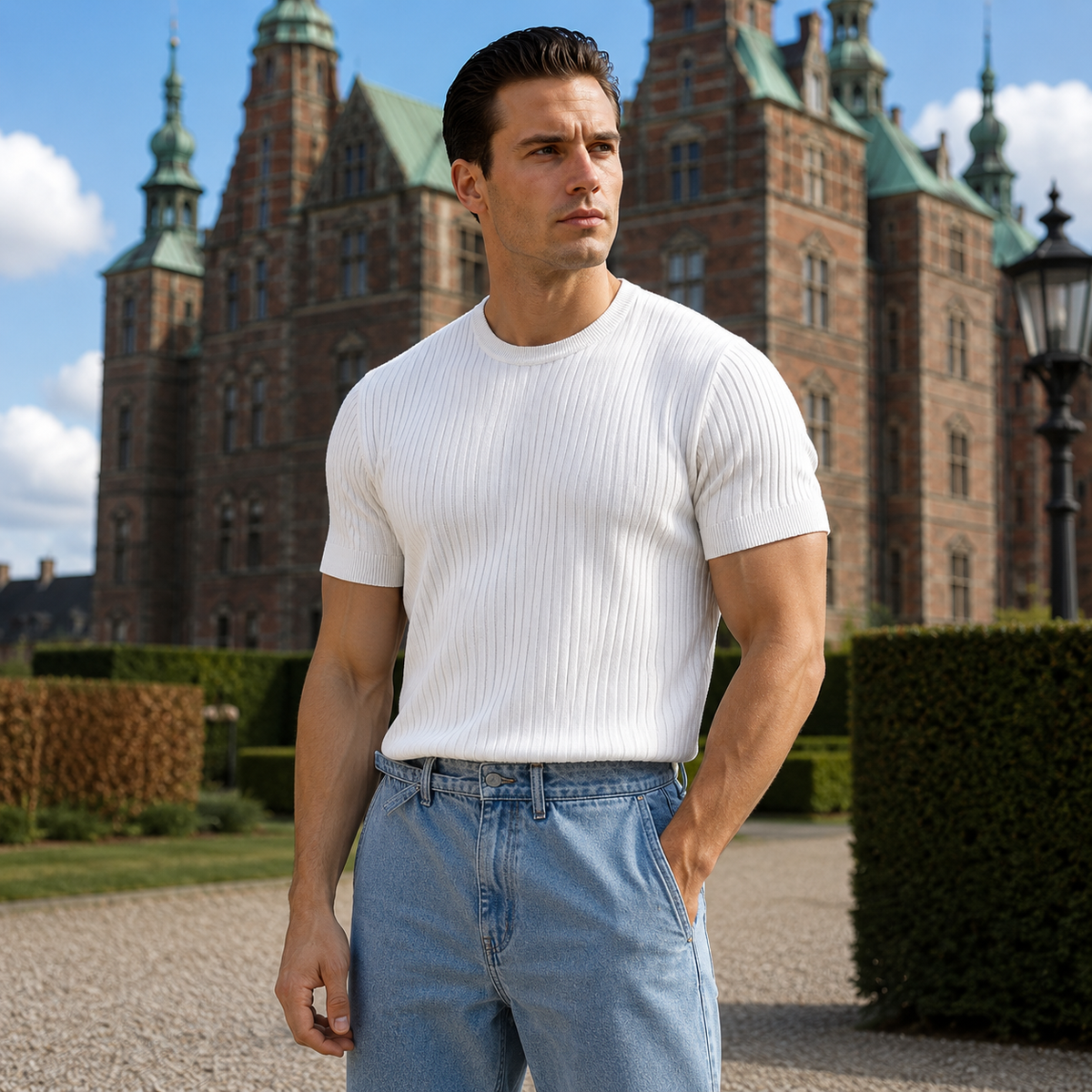 KAIX Premium Vertical-Ribbed Tee