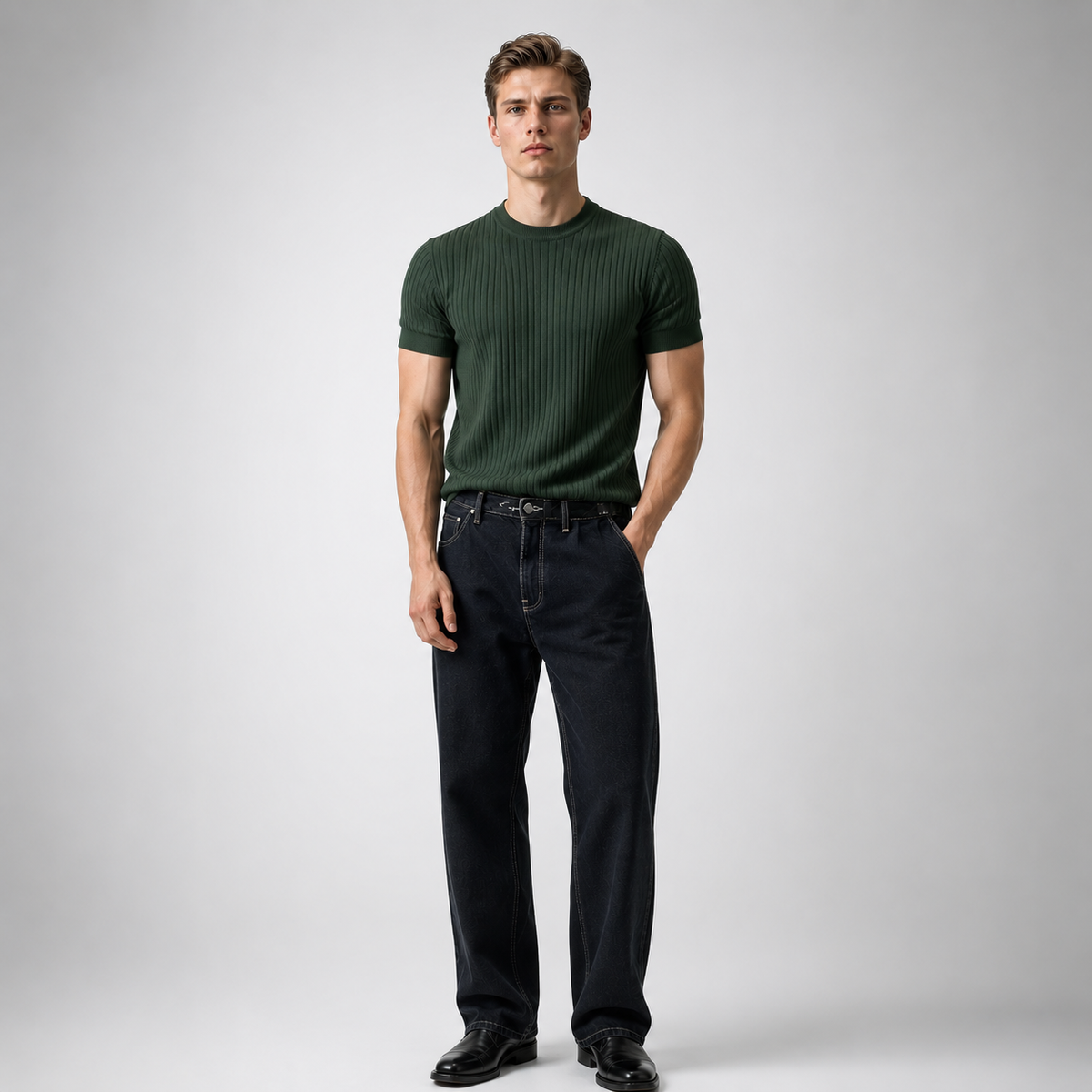 KAIX Premium Vertical-Ribbed Tee