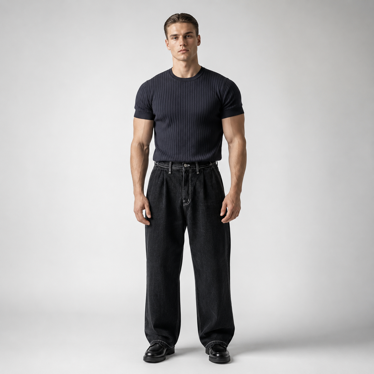 KAIX Premium Vertical-Ribbed Tee