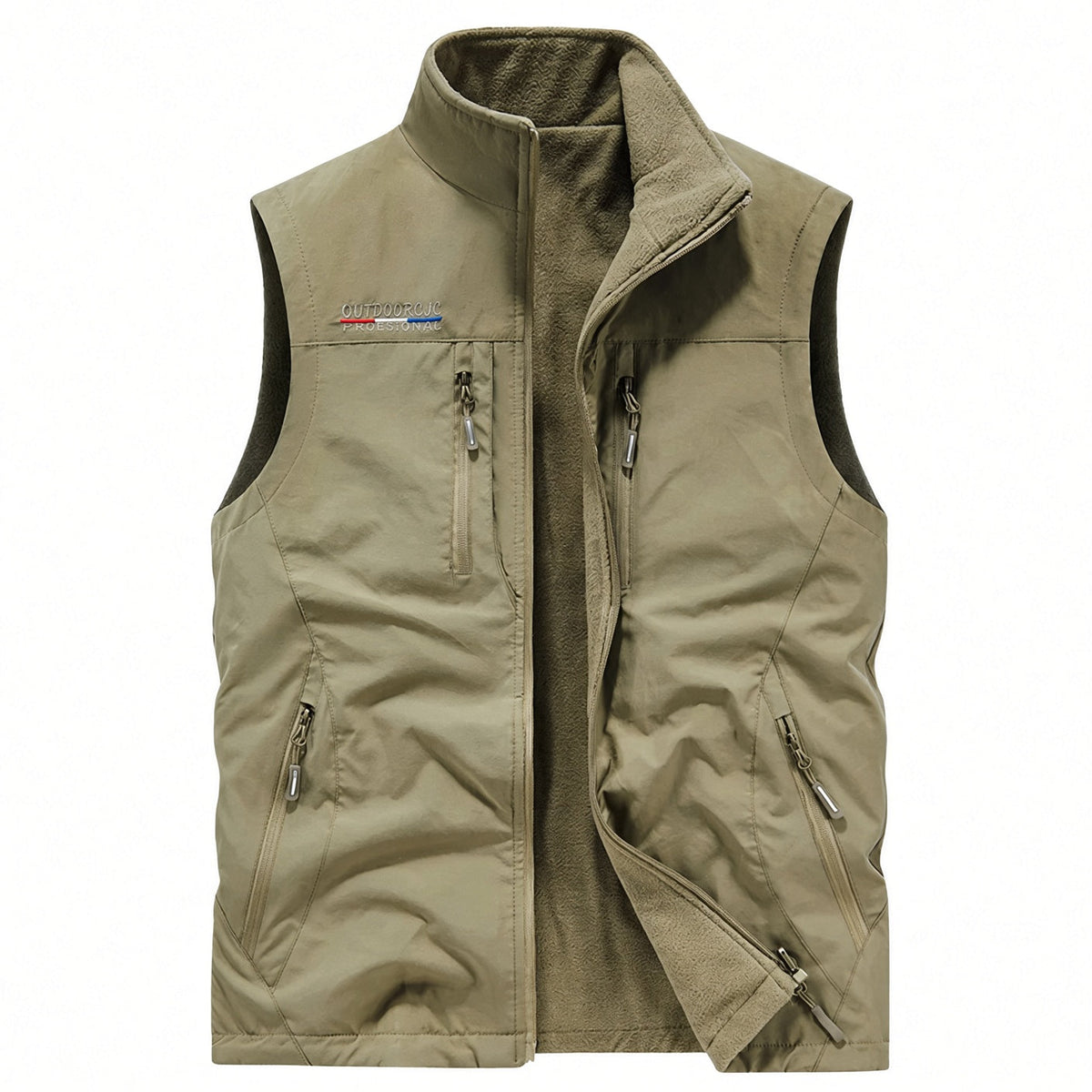 SANDO Multi-pockets Fleece Vest