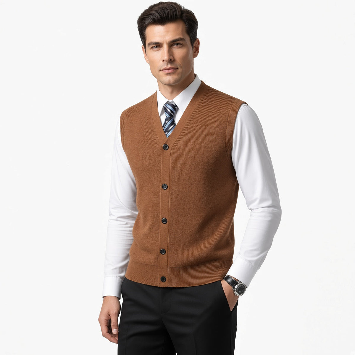 LANRY Knitted Smart Casual Vest