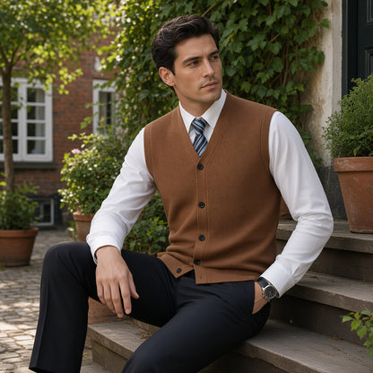 LANRY Knitted Smart Casual Vest