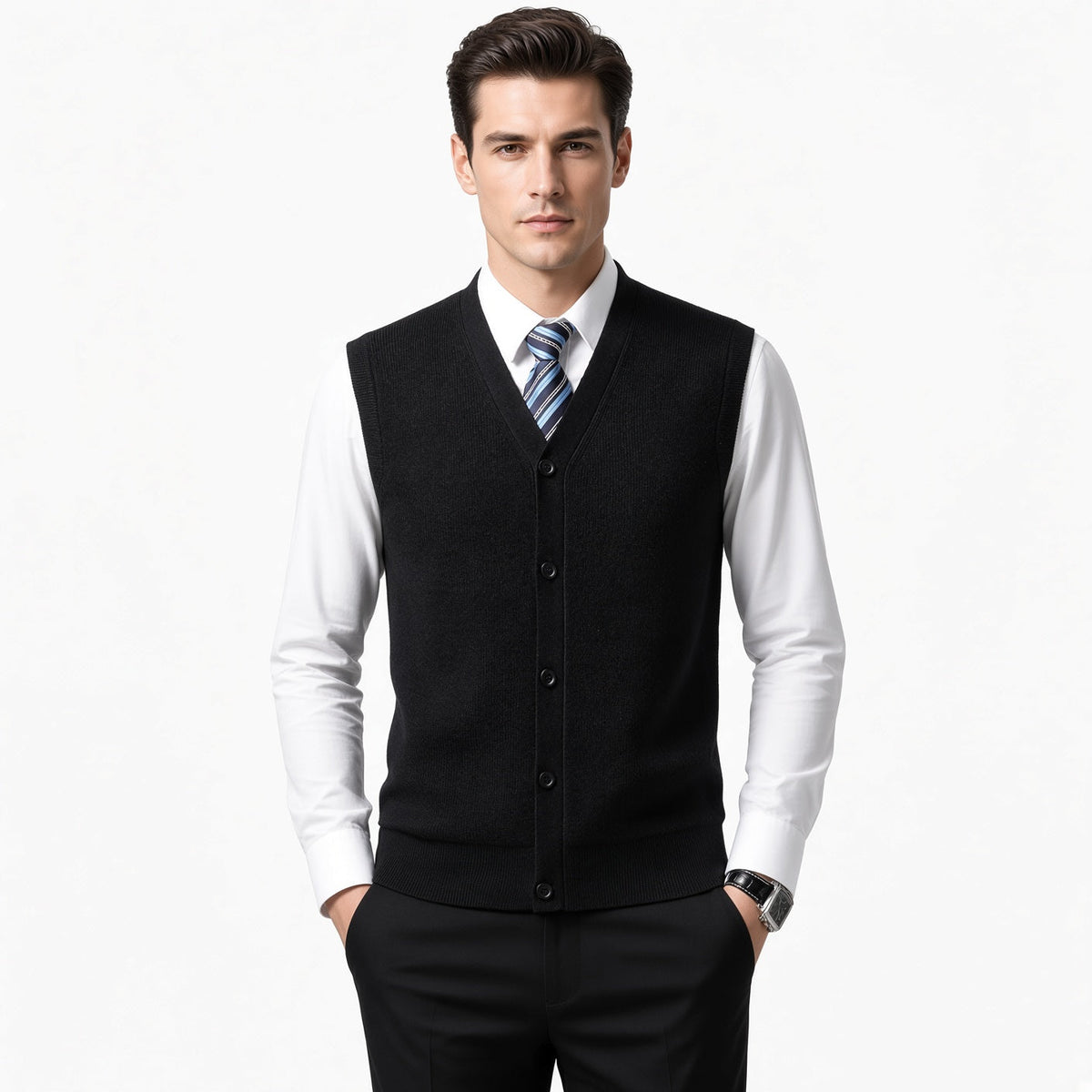 LANRY Knitted Smart Casual Vest