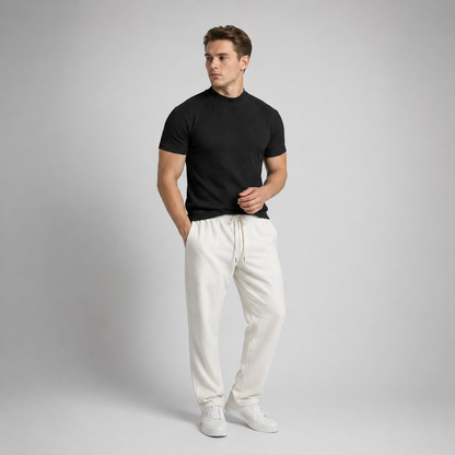 LEO Funnel Neck Essential Knit Tee