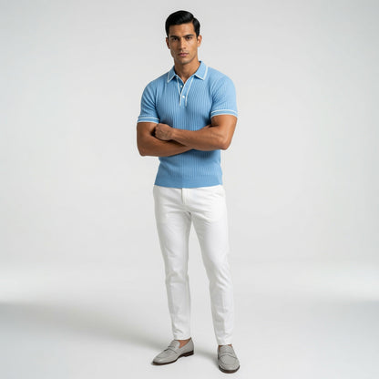 LORENT Casual Knit Polo