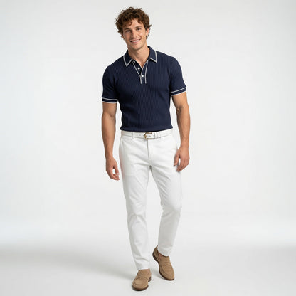 LORENT Casual Knit Polo
