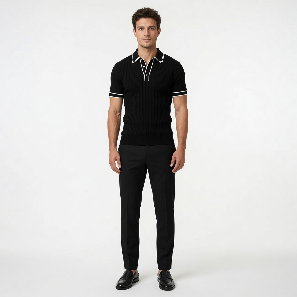 LORENT Casual Knit Polo